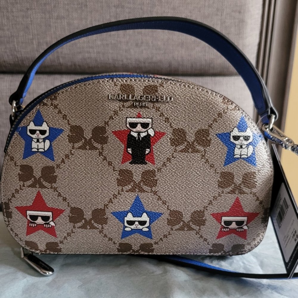 KARL TOP HANDLE CROSSBODY